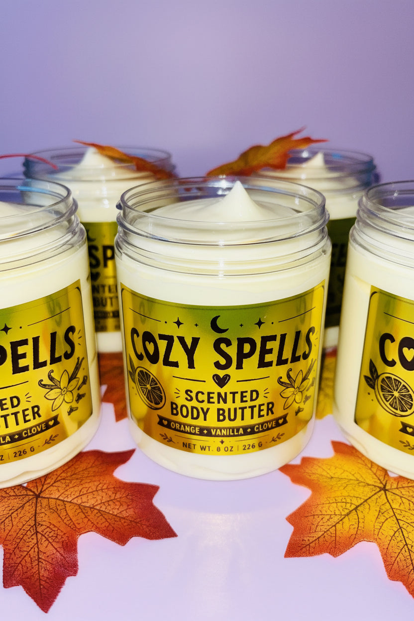 Cozy Spells Whipped Body Butter – Seasonal Collection 🍂✨