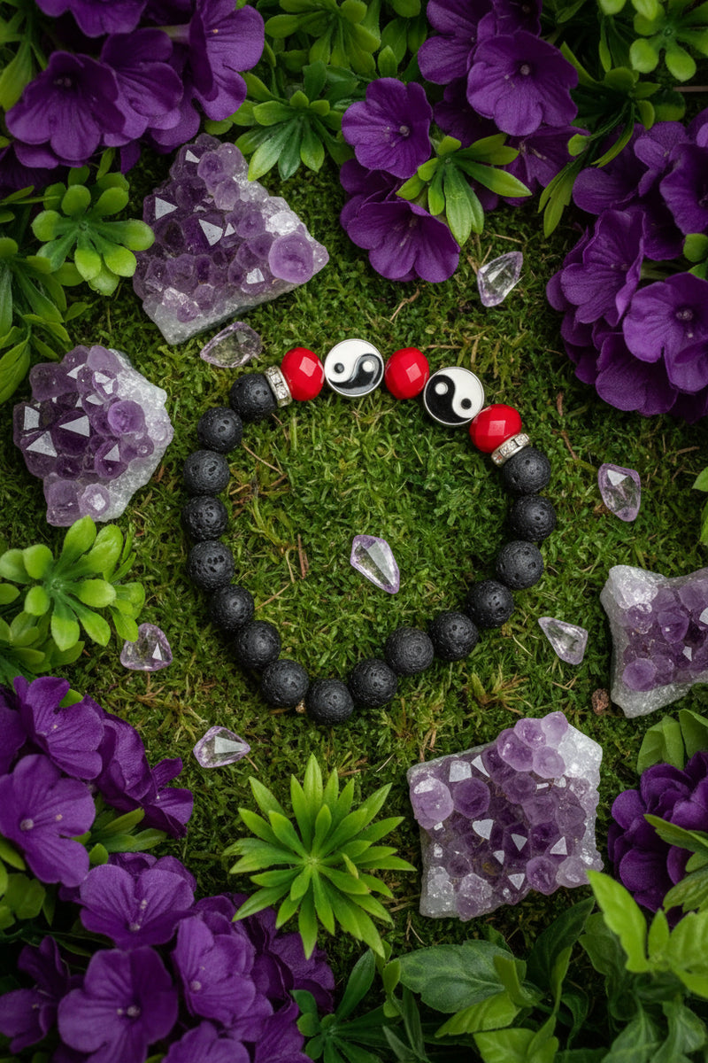 ￼Ying&Yang lavarock energy bracelet ✨❤️