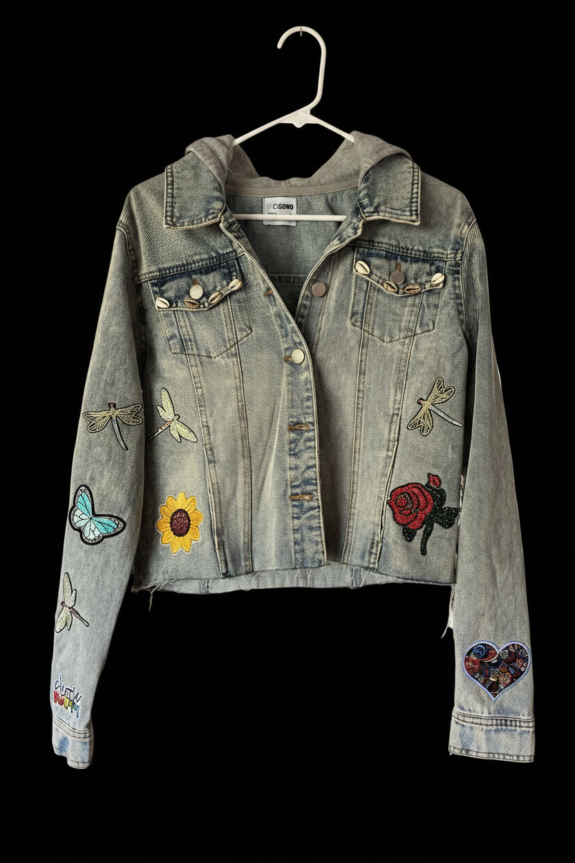 Good vibes Jean jacket