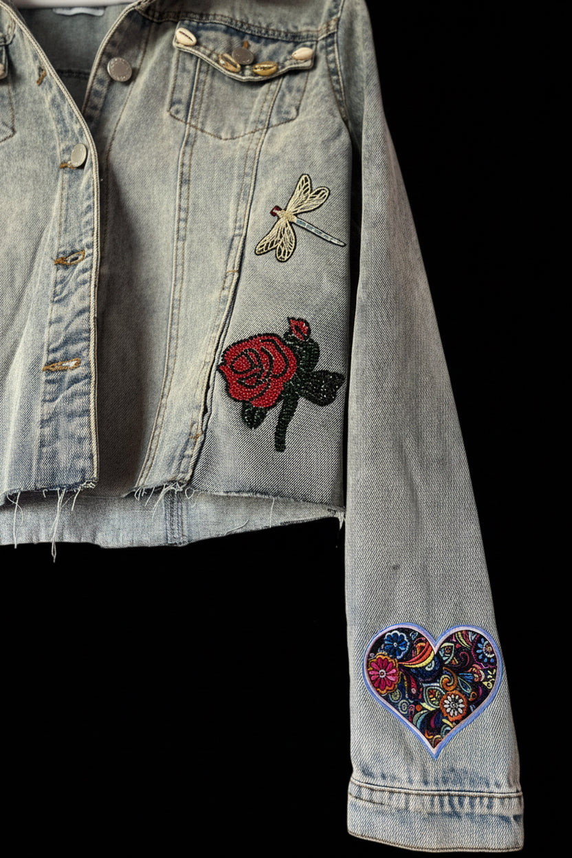 Good vibes Jean jacket