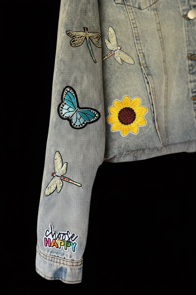 Good vibes Jean jacket