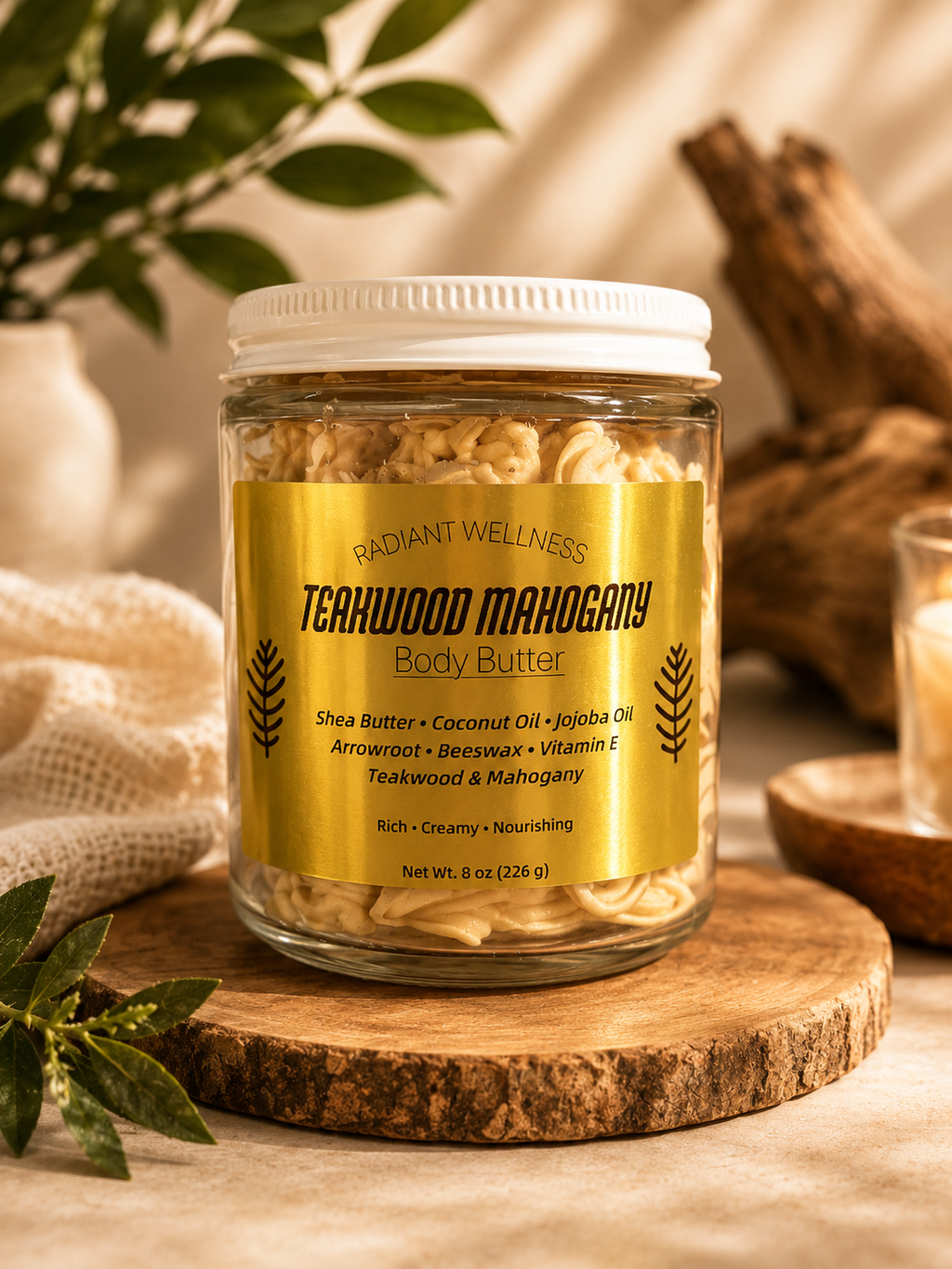 Teakwood Mahogany Shea Body Butter ✨