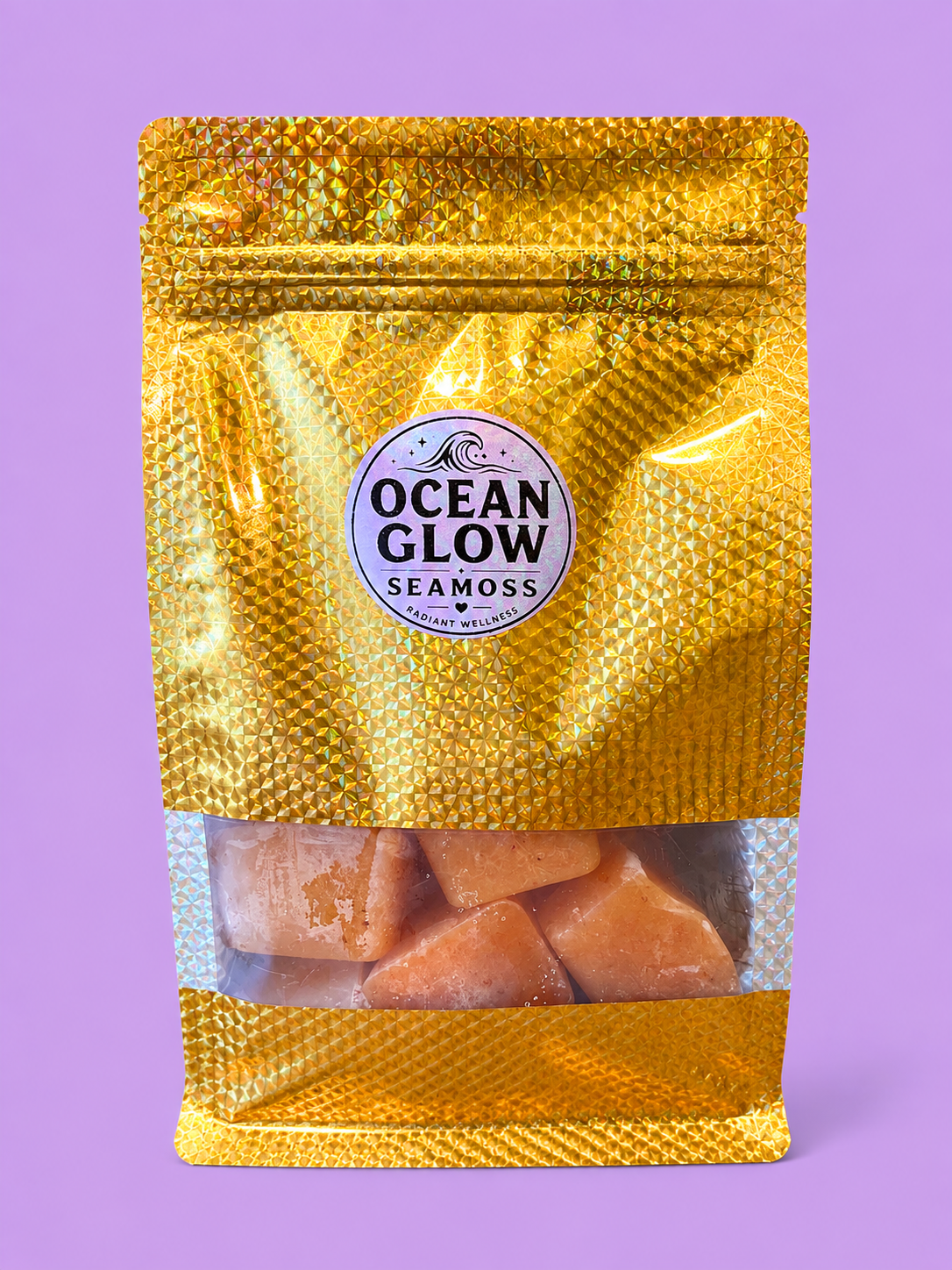Ocean Glow- Strawmango Seamoss Frozen Cubes