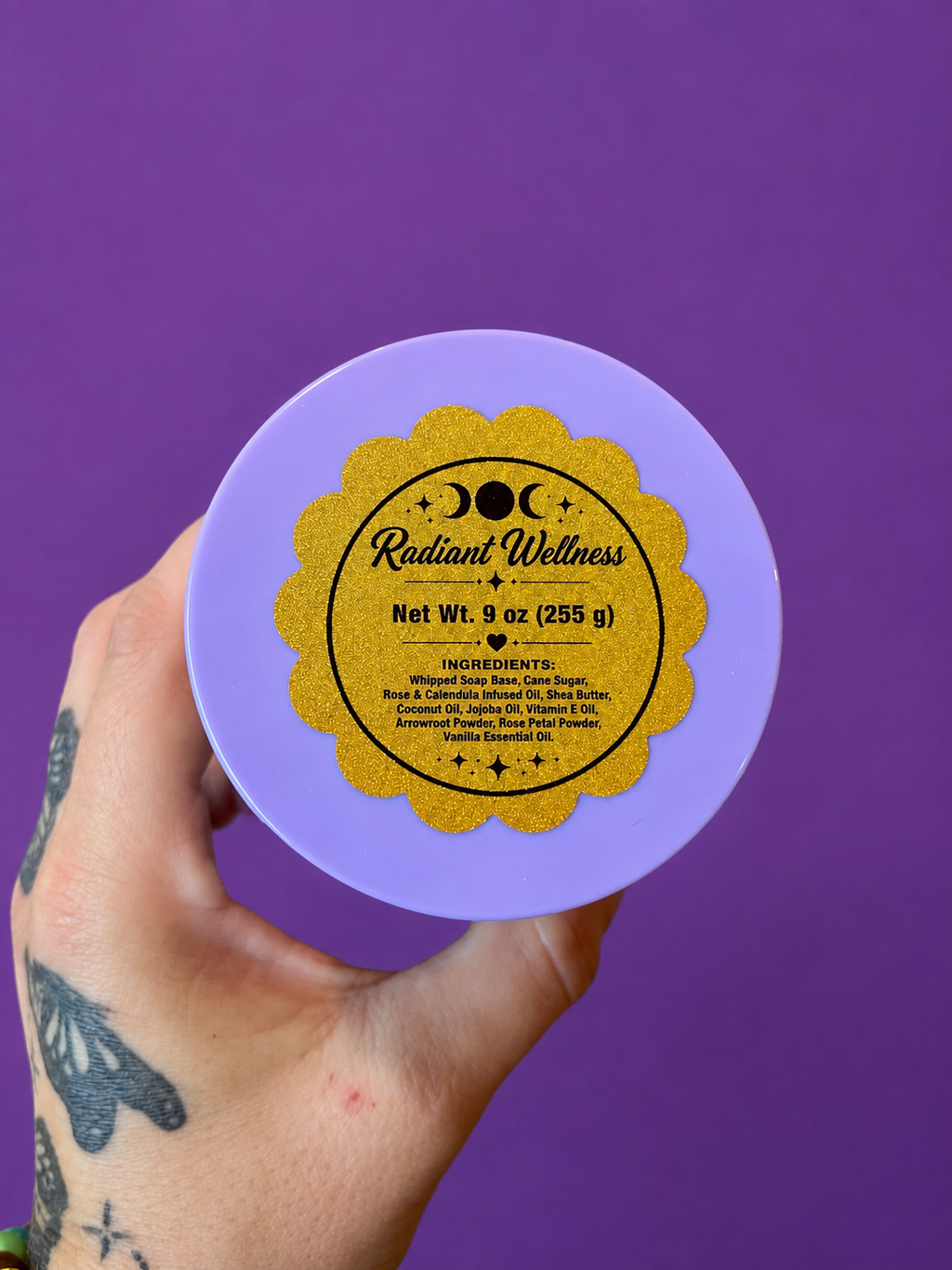 🌙 Moon Petal Whipped Body Scrub