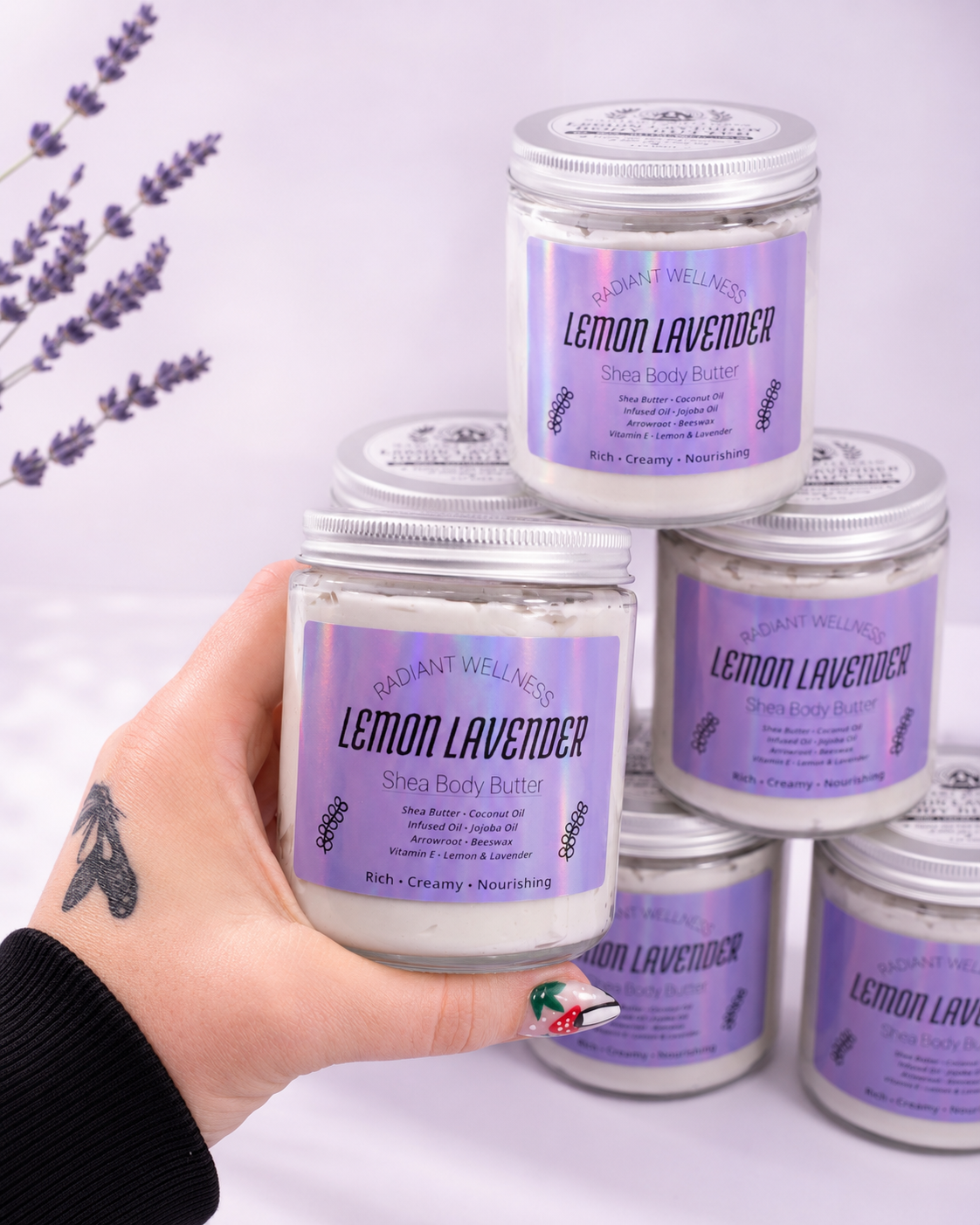 Lemon Lavender Shea Body Butter ✨