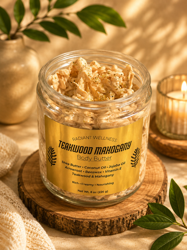 Teakwood Mahogany Shea Body Butter ✨