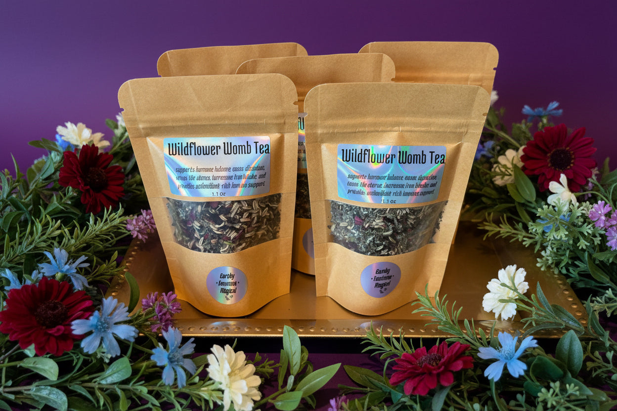 Wildflower Womb Tea/Eleviate menstrual cramps